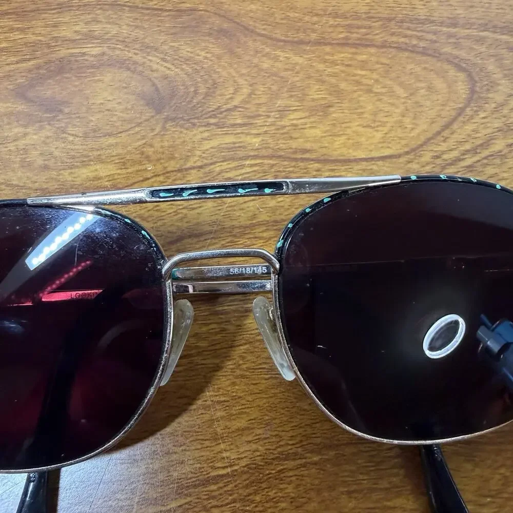Looking Glass 8002 Lot Of 3 And Sunglasses Clip Full Rim Eyeglasses Frame & Case